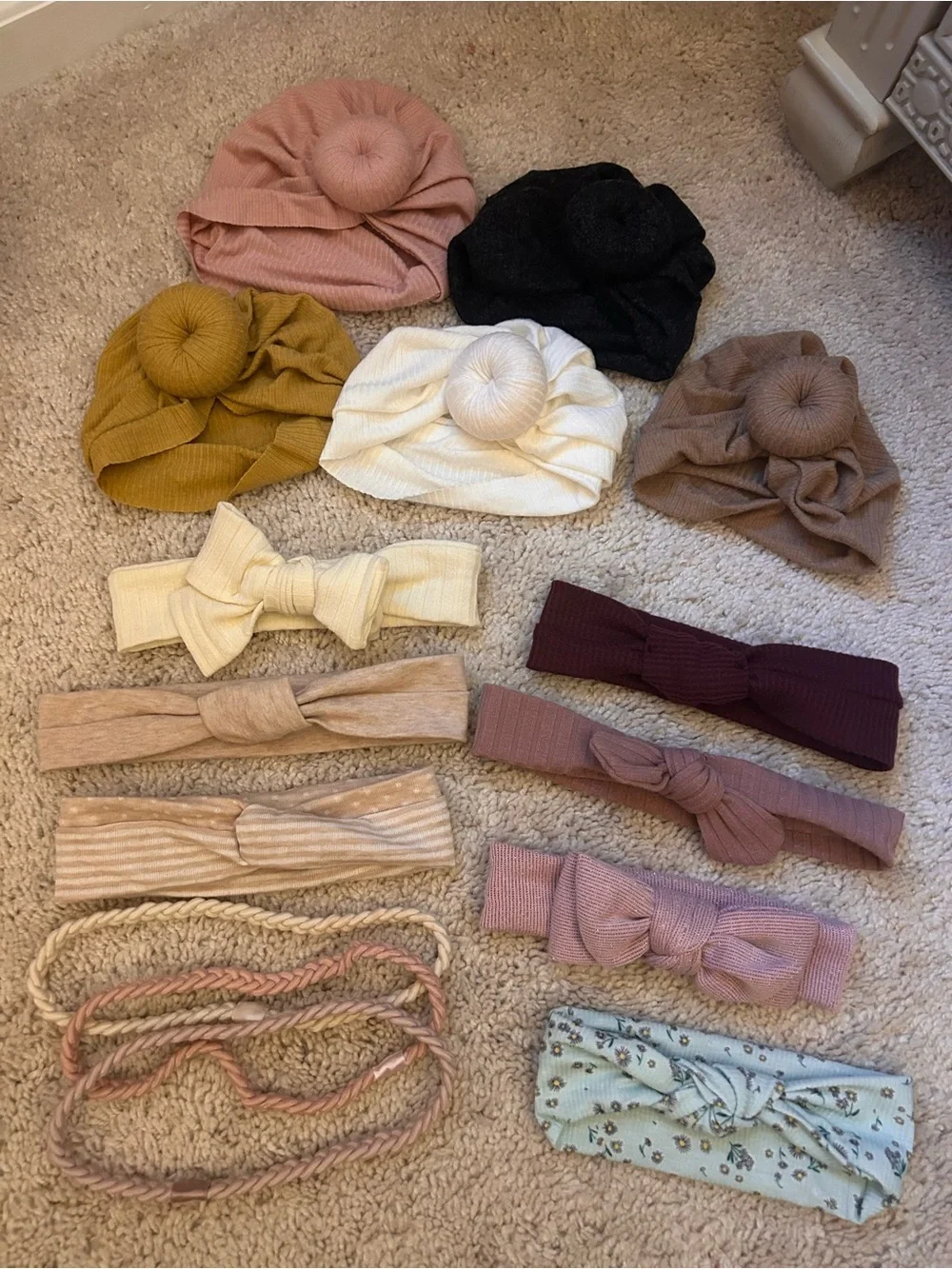 Toddler Bow and Wrap Lot